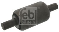 FEBI BILSTEIN 45821 - Longitud [mm]: 93<br>Ancho [mm]: 73<br>Espesor [mm]: 46<br>Diámetro interior [mm]: 48<br>Diámetro exterior [mm]: 73<br>Diámetro exterior [mm]: 14<br>Material: Caucho<br>Lado de montaje: Eje trasero<br>Lado de montaje: interior<br>Peso [kg]: 0,115<br>