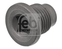 FEBI BILSTEIN 45890 - Longitud [mm]: 14<br>Tamaño de rosca exterior: M16 x 1,5<br>Long. de rosca [mm]: 12<br>Ancho de llave: 8<br>Perfil cabeza tornillo/tuerca: Cuadrado interior<br>Material: Acero<br>Superficie: cincado<br>Peso [kg]: 0,04<br>Artículo complementario / información complementaria 2: con junta tórica<br>