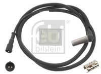 FEBI BILSTEIN 46016 - Longitud [mm]: 1415<br>Número de conexiones: 2<br>Resistencia [Ohm]: 1200<br>Lado de montaje: Eje delantero, izquierda<br>Lado de montaje: Eje delantero, derecha<br>Longitud de cable [mm]: 1325<br>Peso [kg]: 0,075<br>Artículo complementario/Información complementaria: con grasa<br>Artículo complementario/Información complementaria: con casquillo<br>