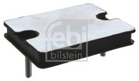 FEBI BILSTEIN 47033 - Longitud [mm]: 110<br>Ancho [mm]: 63<br>Espesor [mm]: 55<br>Material: Caucho/metal<br>Lado de montaje: Eje delantero, derecha<br>Lado de montaje: Eje delantero, izquierda<br>Peso [kg]: 0,821<br>