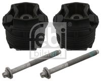 FEBI BILSTEIN 47746 - Material: Caucho/metal<br>Lado de montaje: Eje trasero izquierda<br>Lado de montaje: Eje trasero, derecha<br>Lado de montaje: delante<br>Tipo de cojinetes: Soporte hidráulico<br>Peso [kg]: 1,172<br>Artículo complementario / información complementaria 2: con tornillos<br>