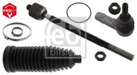 FEBI BILSTEIN 49062 - Referencia artículo par: 49062<br>Longitud [mm]: 434<br>Tamaño de rosca exterior: M16 x 1,5<br>Artículo complementario/Información complementaria: con tuercas<br>Artículo complementario / información complementaria 2: con abrazaderas<br>Lado de montaje: Eje delantero, izquierda<br>Peso [kg]: 1,348<br>Artículo complementario / información complementaria 2: con manguito dirección<br>