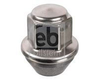 FEBI BILSTEIN 49073 - Llantas: para llantas de metal ligero<br>Llantas: para llantas de acero<br>Espesor [mm]: 31<br>Diámetro exterior [mm]: 26,5<br>Tamaño de rosca interior: M12 x 1,5<br>Calidad/Clase: 10<br>Ancho de llave: 19<br>Perfil cabeza tornillo/tuerca: Hexágono exterior<br>Fijación de las ruedas: Asiento cónico F<br>Material: Acero<br>Superficie: cromado<br>Lado de montaje: Eje delantero<br>Lado de montaje: Eje trasero<br>Peso [kg]: 0,050<br>