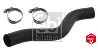 FEBI BILSTEIN 49097 - Diámetro interior [mm]: 64<br>Diámetro exterior [mm]: 76,5<br>long. manguito [mm]: 210<br>Color: negro<br>Material: EPDM (Ethylen-Propylen-Dien-Caucho)<br>Peso [kg]: 0,07<br>Artículo complementario / información complementaria 2: con abrazaderas<br>