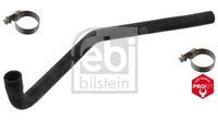 FEBI BILSTEIN 49107 - Diámetro interior [mm]: 17,5<br>Diámetro exterior [mm]: 26,5<br>long. manguito [mm]: 230<br>Color: negro<br>Material: EPDM (Ethylen-Propylen-Dien-Caucho)<br>Peso [kg]: 0,1<br>Artículo complementario / información complementaria 2: con abrazaderas<br>