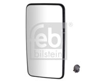 FEBI BILSTEIN 49972 - Longitud [mm]: 592<br>Ancho [mm]: 205<br>Espesor [mm]: 120<br>Retrovisor exterior/interiror: calefactable<br>Radio de curvatura [mm]: 1800<br>Vehículo con dirección a la izquierda / derecha: para vehic. dirección izquierda<br>Tensión [V]: 24<br>Tipo de servicio: eléctrico<br>Lado de montaje: izquierda<br>Peso [kg]: 4,1<br>