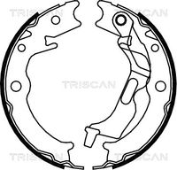 TRISCAN 810021001 - Juego de zapatas de frenos, freno de estacionamiento