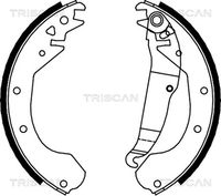 TRISCAN 810024410 - Ancho [mm]: 45<br>Diámetro exterior [mm]: 200<br>Homologación: ECE R90 Approved<br>Lado de montaje: Eje trasero<br>Espesor/grosor 1 [mm]: 5<br>Peso [kg]: 1,89<br>