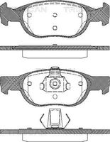 TRISCAN 811015010 - Juego de pastillas de freno