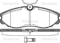 TRISCAN 811014174 - Lado de montaje: Eje delantero<br>Ancho [mm]: 130<br>Altura [mm]: 49,3<br>Espesor [mm]: 17<br>Restricción de fabricante: AKEBONO<br>Contacto avisador de desgaste: no preparado para indicador de desgaste<br>