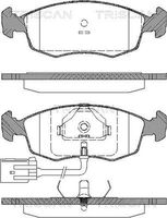TRISCAN 811016163 - Juego de pastillas de freno