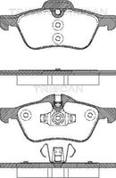 TRISCAN 811017017 - Juego de pastillas de freno