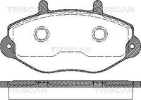 TRISCAN 811016970 - para el tipo de serie del modelo: Transit 120<br>Lado de montaje: Eje delantero<br>para el tipo de serie del modelo: Transit 120<br>Lado de montaje: Eje delantero<br>Distancia entre ejes [mm]: 2835<br>para el tipo de serie del modelo: Transit 80<br>Lado de montaje: Eje delantero<br>para el tipo de serie del modelo: Transit 80<br>Lado de montaje: Eje delantero<br>Distancia entre ejes [mm]: 2835<br>para el tipo de serie del modelo: Transit 100<br>Lado de montaje: Eje delantero<br>Restricción de fabricante: BENDIX<br>Ancho [mm]: 138,8<br>Altura [mm]: 64<br>Espesor [mm]: 18,8<br>Restricción de fabricante: BOSCH<br>Contacto avisador de desgaste: no preparado para indicador de desgaste<br>Sistema de frenos: Bendix<br>Homologación: E1 90R - 01022/223<br>