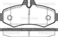 TRISCAN 811023020 - Juego de pastillas de freno