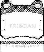 TRISCAN 811023995 - Juego de pastillas de freno