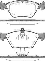 TRISCAN 811024001 - Juego de pastillas de freno