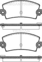 TRISCAN 811025016 - Juego de pastillas de freno