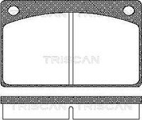 TRISCAN 811027602 - Juego de pastillas de freno