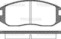 TRISCAN 811042001 - Longitud [mm]: 114,1<br>Ancho [mm]: 50<br>Homologación: ECE R90 Approved<br>Lado de montaje: Eje delantero<br>Espesor/grosor 1 [mm]: 15<br>Peso [kg]: 1,110<br>