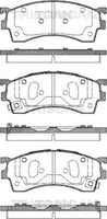 TRISCAN 811050005 - Juego de pastillas de freno