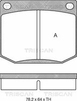 TRISCAN 811065604 - Juego de pastillas de freno