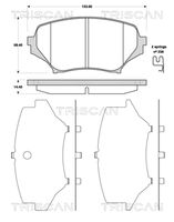 TRISCAN 811050025 - Juego de pastillas de freno