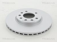 TRISCAN 812024127C - Código de motor: A 16 XER<br>Espesor de disco de frenos [mm]: 26<br>Llanta, nº de taladros: 5<br>Cantidad de agujeros de fijación: 1<br>Espesor [mm]: 45,5<br>Diámetro exterior [mm]: 300<br>corona de agujeros - Ø [mm]: 115<br>Superficie: revestido<br>Tipo de disco de frenos: ventilación interna<br>Lado de montaje: Eje delantero<br>Espesor mínimo [mm]: 23<br>Diámetro de centrado [mm]: 70,7<br>Peso [kg]: 8,52<br>