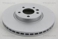 TRISCAN 8120291038C - Código de motor: CXEB<br>Número de PR: 2E4<br>Espesor de disco de frenos [mm]: 32,2<br>Llanta, nº de taladros: 5<br>Cantidad de agujeros de fijación: 1<br>Espesor [mm]: 55,4<br>Diámetro exterior [mm]: 339,8<br>corona de agujeros - Ø [mm]: 120<br>Procesamiento: altamente carbonizado<br>Superficie: revestido<br>Tipo de disco de frenos: ventilación interna<br>Lado de montaje: Eje delantero<br>Espesor mínimo [mm]: 28,5<br>Diámetro de centrado [mm]: 76<br>Peso [kg]: 12,04<br>