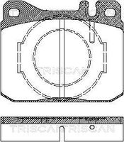 TRISCAN 811023238 - Juego de pastillas de freno