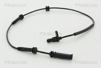 TRISCAN 818011110 - Lado de montaje: Eje trasero<br>Número de piezas necesarias: 2<br>Dinámica de frenado / conducción: para vehículos sin Adaptive Cruise Control<br>Longitud de cable [mm]: 840<br>Profundidad de montaje [mm]: 38,8<br>Número de enchufes de contacto: 2<br>