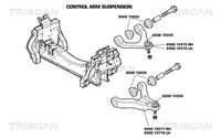 TRISCAN 850015555 - Rótula de suspensión/carga