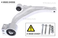 TRISCAN 850024559 - Lado de montaje: Eje delantero, izquierda<br>Tipo de dirección: Brazo oscilante transversal<br>Material: Aluminio<br>Referencia artículo par: 40-07966<br>Peso [kg]: 3,01<br>