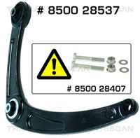 TRISCAN 850028537 - Lado de montaje: Eje delantero, izquierda<br>Lado de montaje: debajo<br>Número de piezas necesarias: 1<br>Tipo de dirección: Brazo oscilante transversal<br>