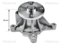 TRISCAN 860018010 - Modelo bomba agua: para accionamiento de correa poli V<br>Artículo complementario/Información complementaria: con junta<br>Cant. taladros roscados: 4<br>SVHC: No existen sustancias SVHC<br>