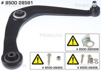 TRISCAN 850028581 - Barra oscilante, suspensión de ruedas