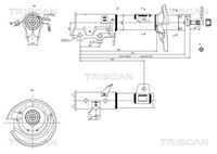 TRISCAN 870516111 - Amortiguador