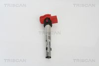 TRISCAN 886029023 - Bobina de encendido: incl. conector bujías<br>Número de enchufes de contacto: 4<br>Color: rojo<br>Calidad: GENUINE<br>