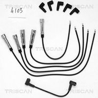 TRISCAN 88604103 - Código de motor: KU<br>Equipamiento de vehículo: para vehículos con distribuidor de encendido<br>Cantidad líneas: 6<br>Cable de encendido: cable encendido de cobre<br>Color: negro<br>