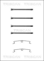 TRISCAN 8105101557 - Lado de montaje: Eje delantero<br>Sistema de frenos: Bendix<br>Número piezas [piezas]: 8<br>Nº de información técnica: K0220<br>