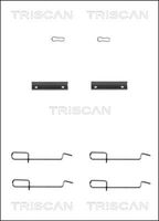 TRISCAN 8105101592 - Lado de montaje: Eje delantero<br>Sistema de frenos: Lucas<br>Número piezas [piezas]: 4<br>Nº de información técnica: K0259<br>