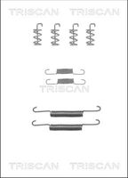 TRISCAN 8105272578 - Lado de montaje: Eje trasero<br>Equipamiento de vehículo: para vehículos sin freno de estacionamiento electrónico<br>Sistema de frenos: TRW<br>Número piezas [piezas]: 8<br>Nº de información técnica: X0173<br>