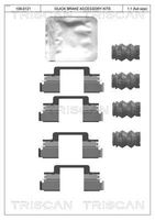 TRISCAN 8105291629 - Lado de montaje: Eje delantero<br>Sistema de frenos: Bosch<br>año construcción hasta: 10/2013<br>