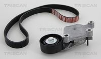 TRISCAN 864228012 - Unidades accionadas: Alternador<br>Equipamiento de vehículo: para vehículos con climatizador<br>Longitud 1 [mm]: 975<br>Número de nervaduras: 6<br>Artículo complementario / información complementaria 2: Revisar/sustituir poleas libres del alternador<br>SVHC: No existen sustancias SVHC<br>