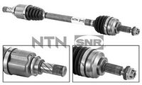 SNR DK55047 - Dentado exterior, lado de rueda: 23<br>Dentado exterior, lado de diferencial: 23<br>Diám. articulación lado rueda [mm]: 72<br>Diámetro de junta tórica [mm]: 49<br>Versión: 8 balls<br>Medida de rosca: M20x1<br>Dentado interno, lado de rueda: 9<br>Longitud [mm]: 783<br>Lado de montaje: Eje delantero, derecha<br>