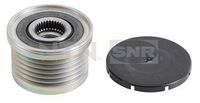 SNR GA75504 - Corriente de carga alternador [A]: 125<br>Restricción de fabricante: Valeo<br>Nº alternador: SG12B096<br>Nº alternador: SG12B110<br>Nº alternador: SG12B123<br>Nº alternador: SG12B071<br>Nº alternador: SG12B017<br>Nº art. herramienta recomendada: VKN 350<br>para generador con número OE: 82 00 495 302<br>para generador con número OE: 82 00 538 407<br>para generador con número OE: 82 00 690 199<br>para generador con número OE: 82 00 162 474<br>para n° fabricante: F-229643.XX<br>para n° fabricante: F-556602.XX<br>para n° fabricante: F-560843.XX<br>Ancho [mm]: 38,2<br>Número de nervaduras: 6<br>Diámetro interior [mm]: 17<br>Diámetro exterior [mm]: 48,8<br>Artículo complementario / información complementaria 2: se requiere herramiente especial para montaje<br>