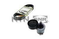 SNR KA85527 - Unidades accionadas: Alternador<br>Equipamiento de vehículo: para vehículos sin aire acondicionado<br>para long. correa [mm]: 1126<br>Longitud [mm]: 1126<br>Ancho [mm]: 21,36<br>Material de las correas: EPDM (Ethylen-Propylen-Dien-Caucho)<br>Número de nervaduras: 6<br>SVHC: No existen sustancias SVHC<br>