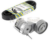 SNR KA85704 - Unidades accionadas: Alternador<br>Equipamiento de vehículo: para vehículos con dirección asistida<br>Equipamiento de vehículo: para vehículos sin aire acondicionado<br>Longitud [mm]: 1070<br>Ancho [mm]: 21,36<br>Material de las correas: EPDM (Ethylen-Propylen-Dien-Caucho)<br>Número de nervaduras: 6<br>SVHC: No existen sustancias SVHC<br>