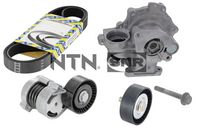 SNR KAP850010 - Unidades accionadas: Alternador<br>Equipamiento de vehículo: para vehículos con climatizador<br>Código de motor: N42 B20 A<br>Unidades accionadas: Alternador<br>Equipamiento de vehículo: para vehículos con climatizador<br>Código de motor: N46 B20 A<br>Código de motor: N46 B20 C<br>Artículo complementario/Información complementaria: co bomba de agua<br>