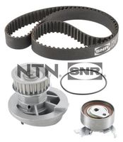 SNR KDP453150 - nº de motor desde: 02 J22350<br>cantidad de tornillos: 1<br>Material rotor de la bomba: Plástico<br>Ancho de cinta [mm]: 17<br>Artículo complementario/Información complementaria: con juntas<br>Número de dientes: 111<br>Correas: con perfil redondeado de dientes<br>