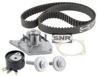 SNR KDP455580 - Código de motor: K9K 772<br>Nº art. herramienta recomendada: VKN 1004<br>Ancho de cinta [mm]: 27<br>Número de dientes: 123<br>Correas: con perfil redondeado de dientes<br>